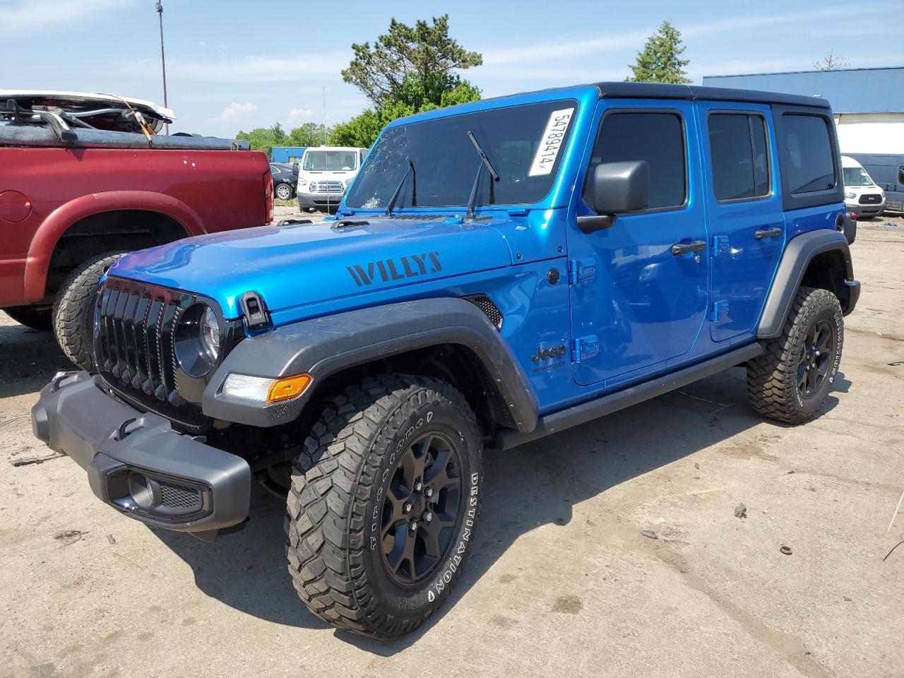 JEEP WRANGLER 2022 1c4hjxdg3nw122596