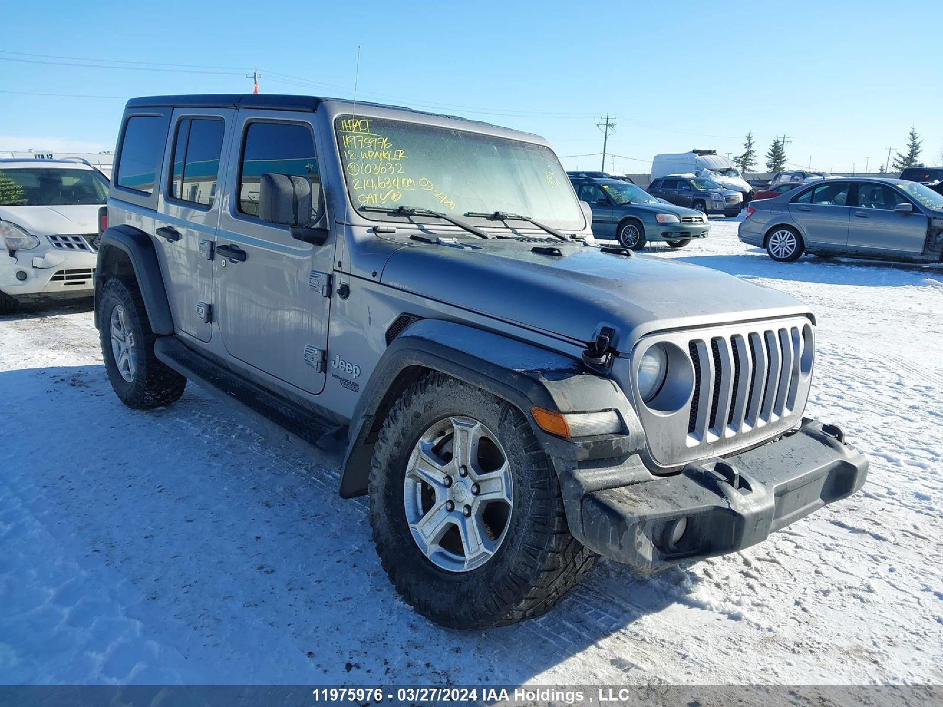 JEEP WRANGLER 2018 1c4hjxdg4jw103632