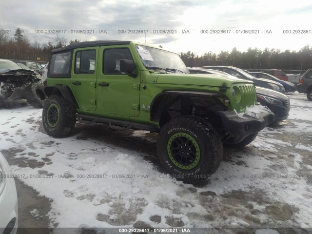 JEEP WRANGLER UNLIMITED 2018 1c4hjxdg6jw290291