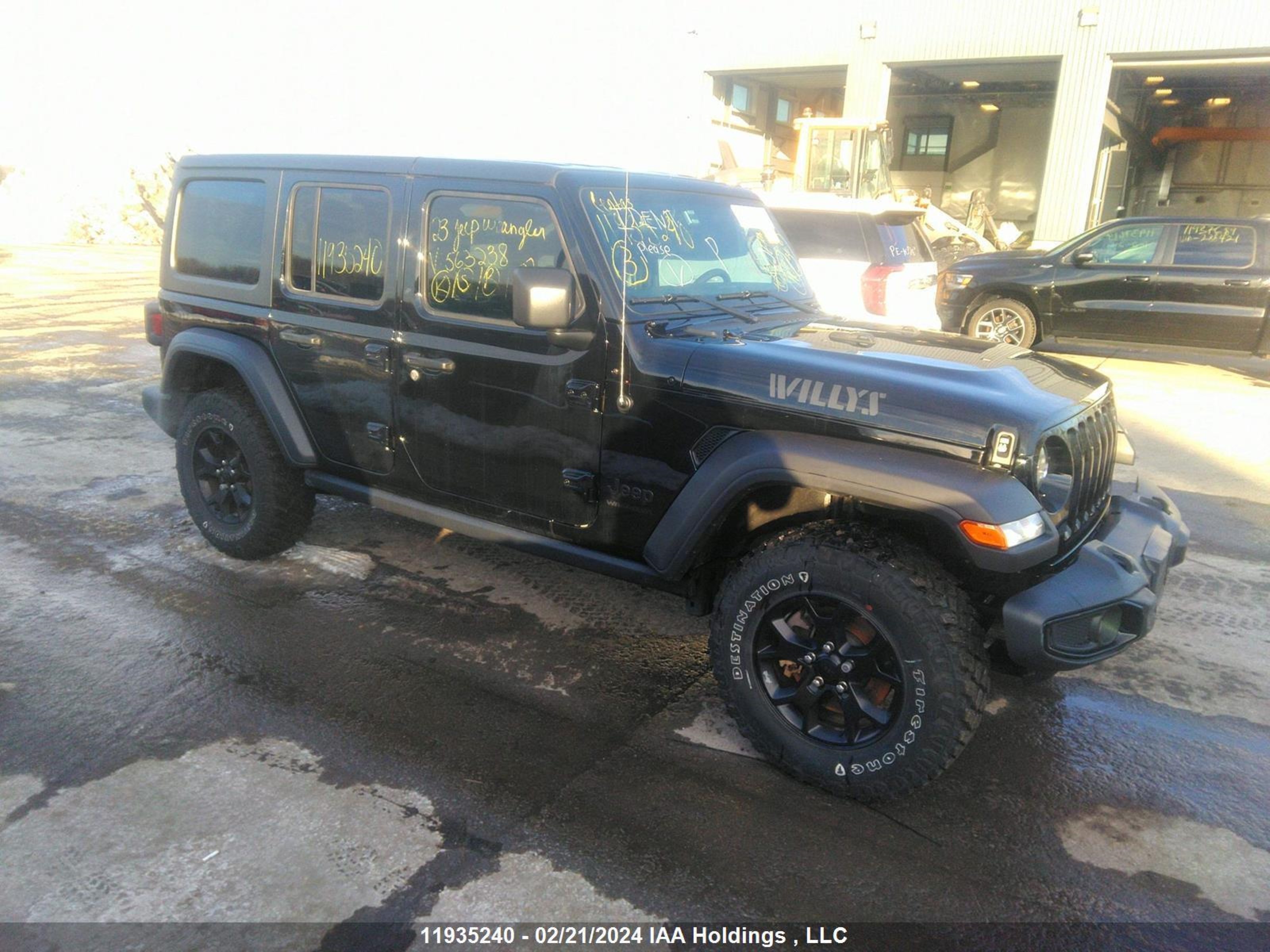 JEEP WRANGLER 2023 1c4hjxdg8pw563238