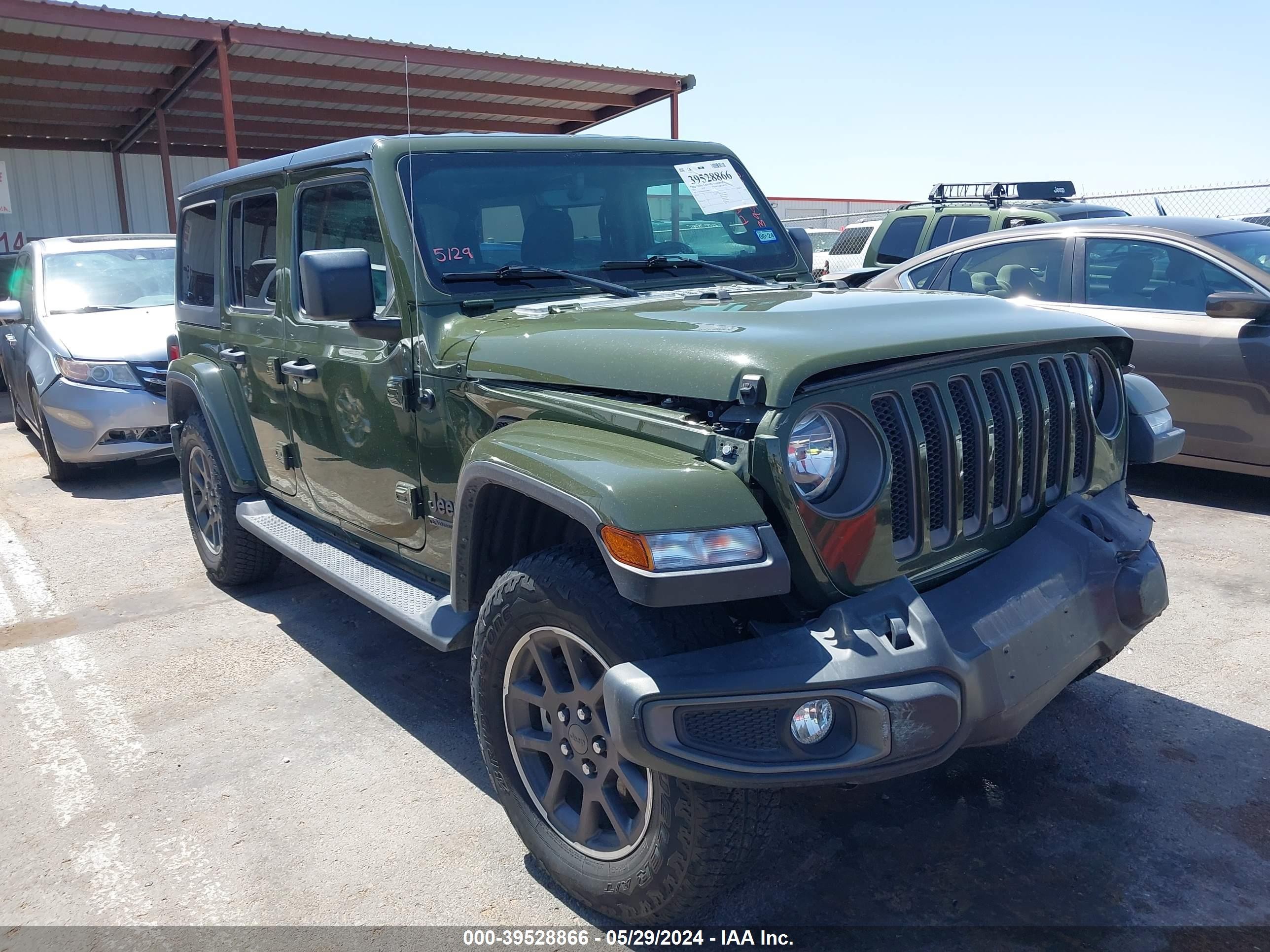 JEEP WRANGLER 2021 1c4hjxdg9mw756834