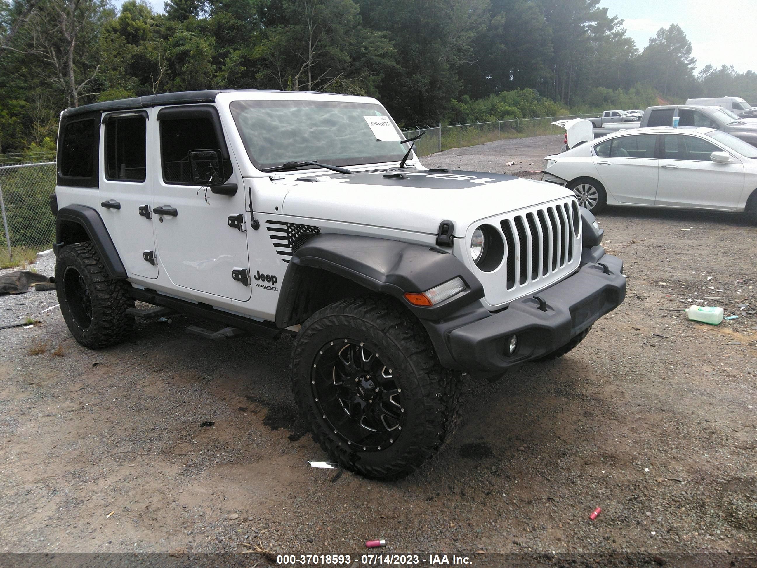 JEEP WRANGLER 2019 1c4hjxdn2kw623585