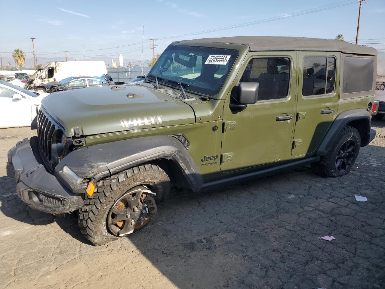 JEEP WRANGLER 2021 1c4hjxdn2mw598156