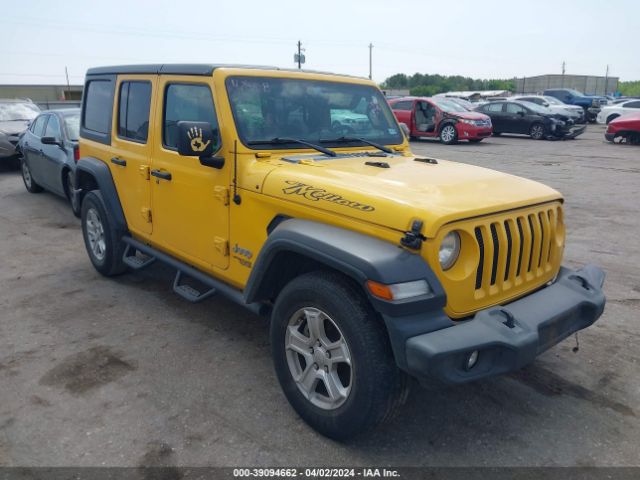 JEEP WRANGLER UNLIMITED 2019 1c4hjxdn7kw593354