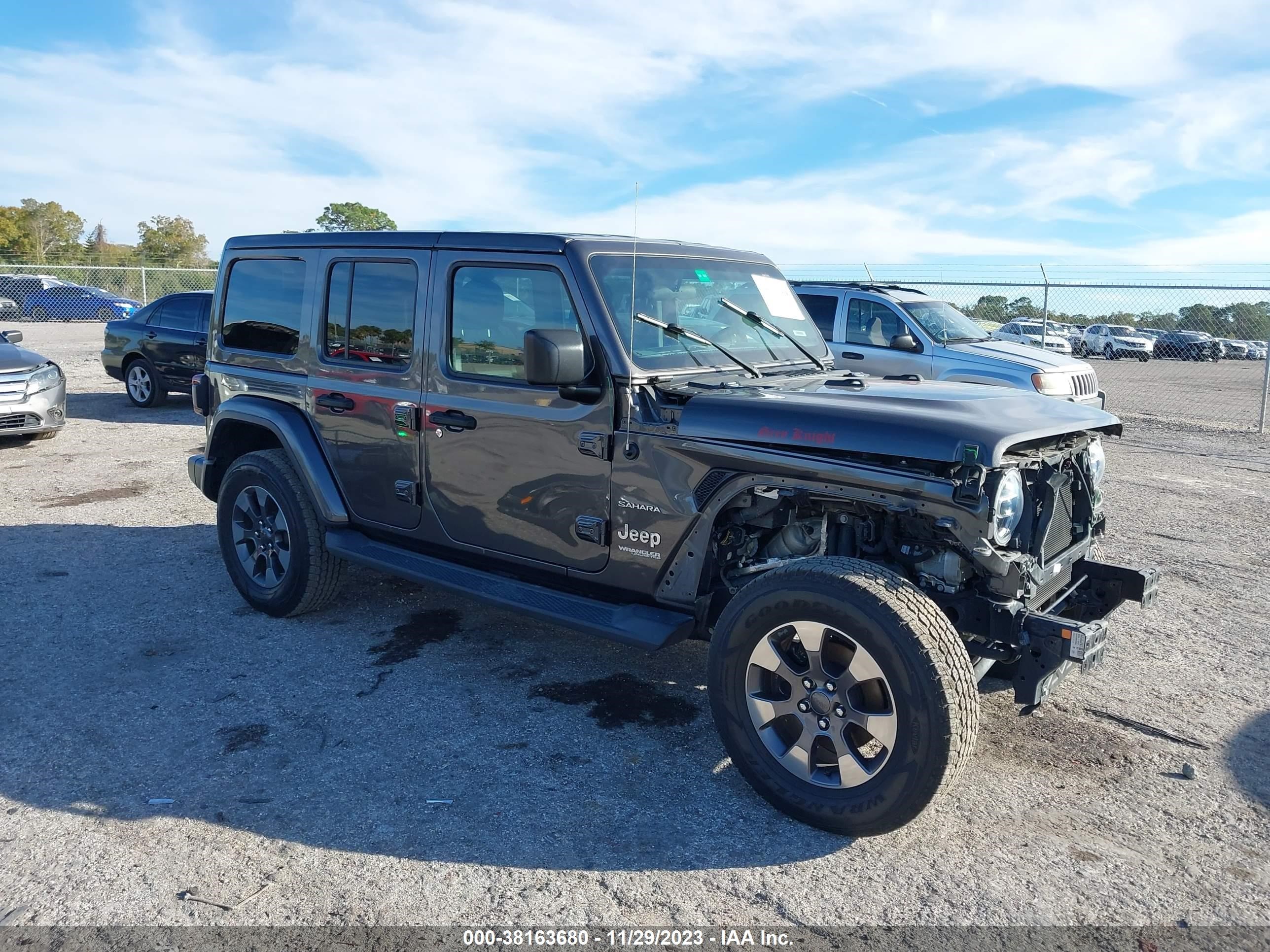 JEEP WRANGLER 2018 1c4hjxeg9jw184349