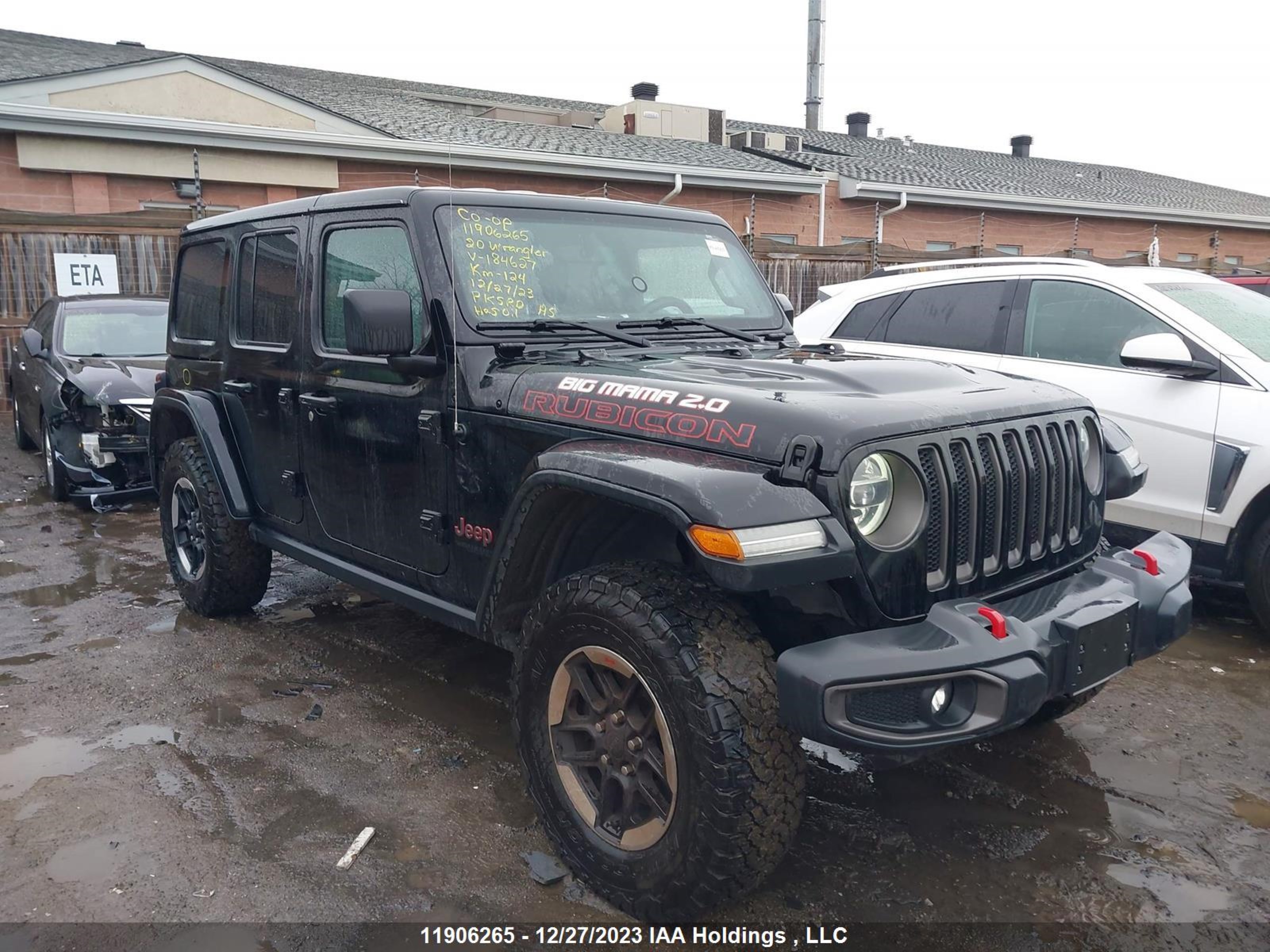 JEEP WRANGLER 2020 1c4hjxfg9lw184627