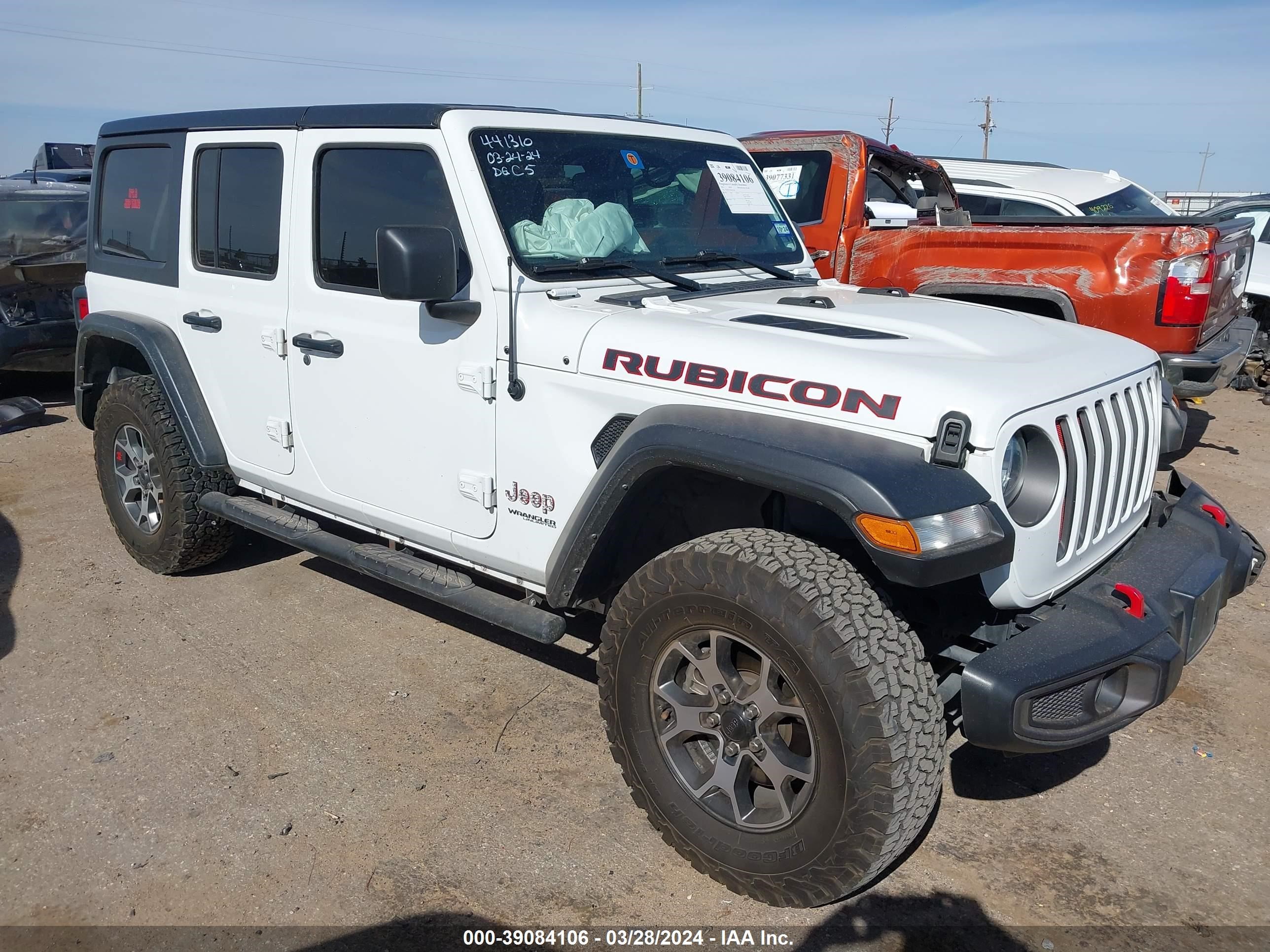 JEEP WRANGLER 2021 1c4hjxfn1mw697290