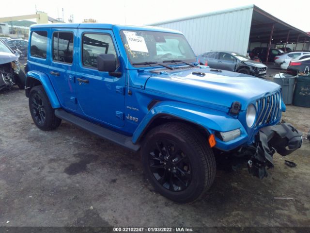 JEEP WRANGLER 4XE 2021 1c4jjxp60mw643746