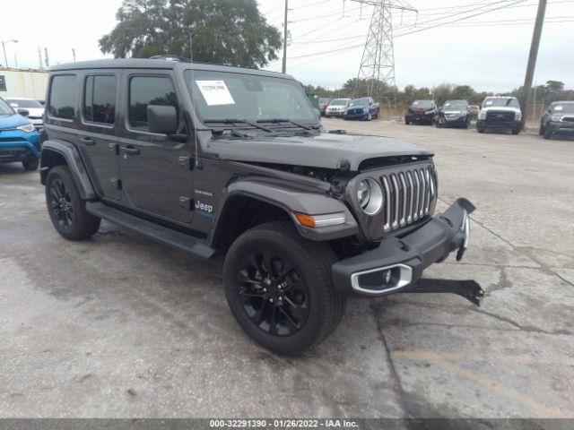 JEEP WRANGLER 4XE 2021 1c4jjxp61mw840442