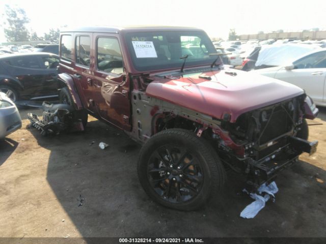 JEEP WRANGLER 4XE 2021 1c4jjxp67mw659670