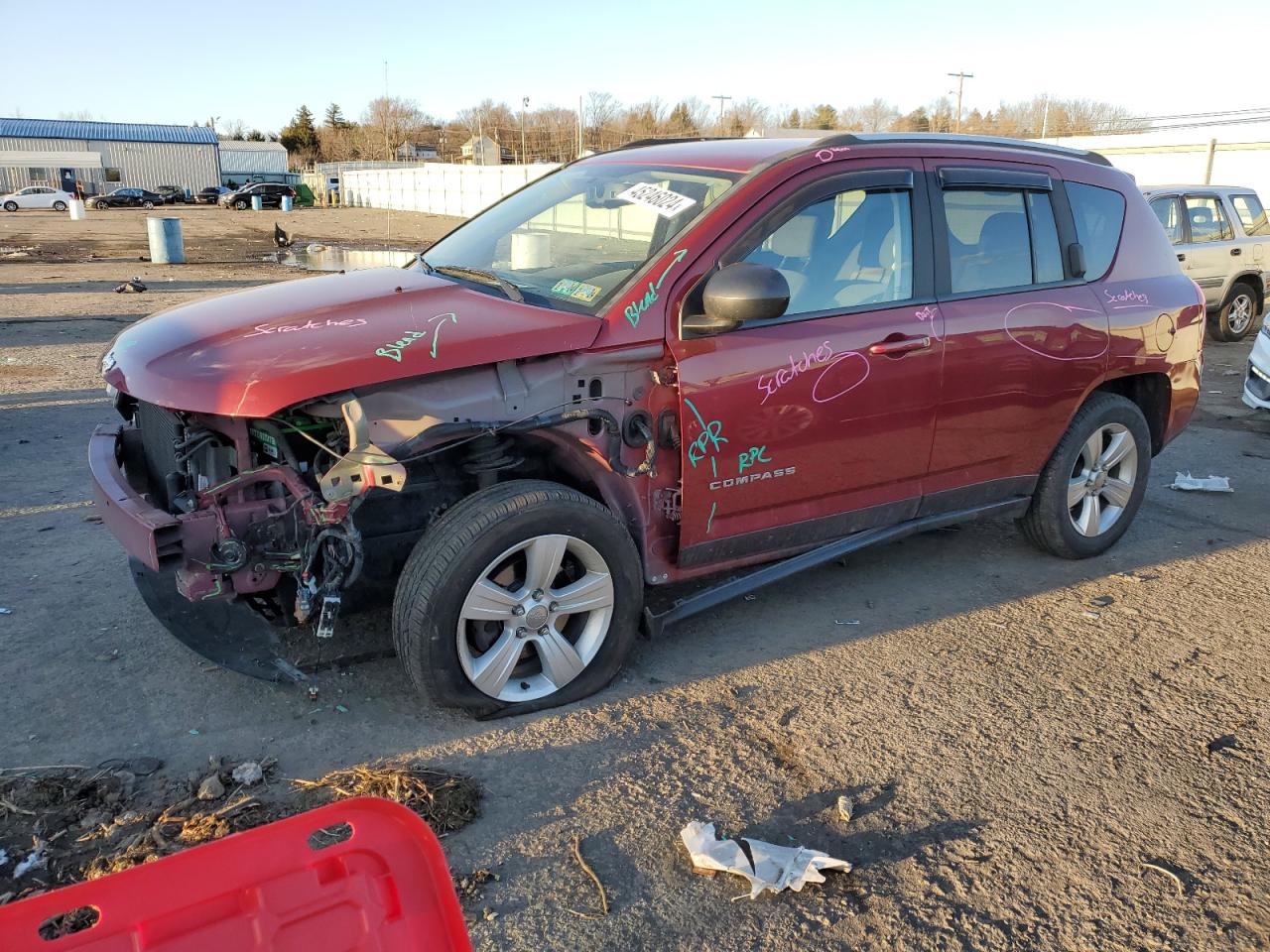 JEEP COMPASS 2017 1c4njdbb8hd104703