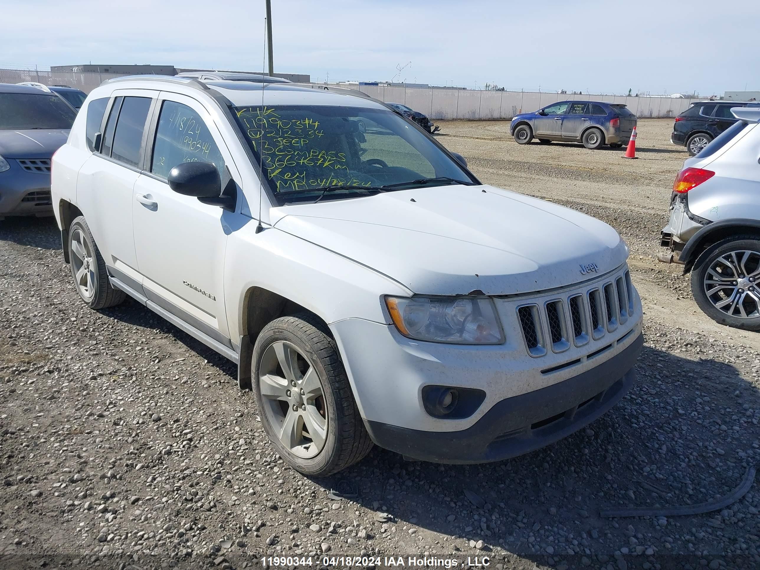 JEEP COMPASS 2013 1c4njdcb5dd212334