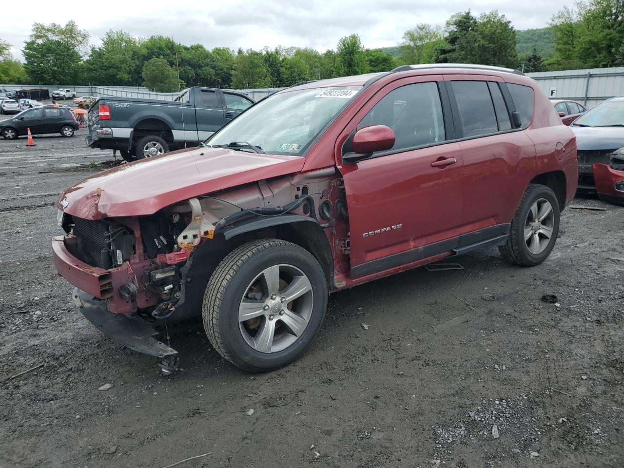 JEEP COMPASS 2016 1c4njdeb2gd814125