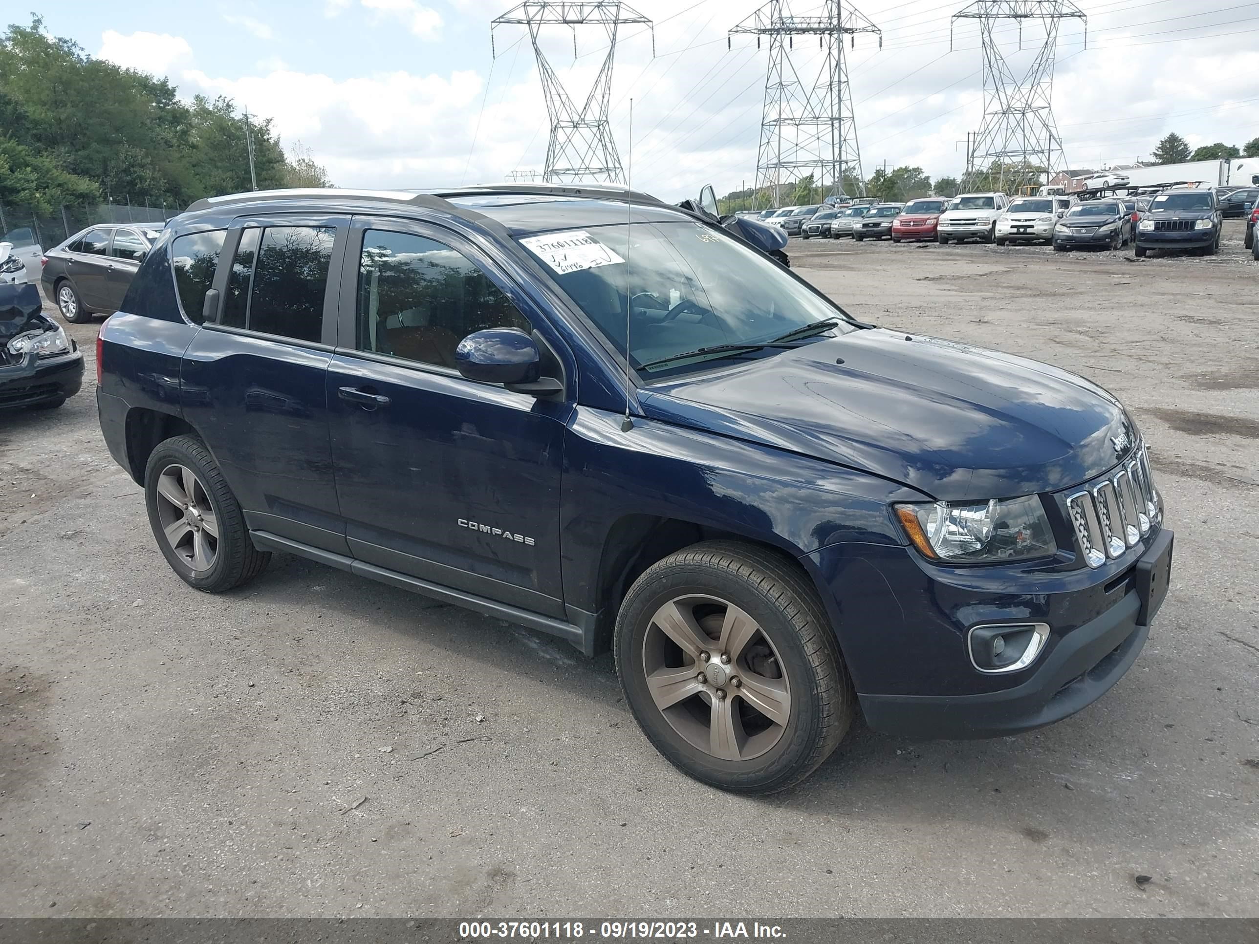 JEEP COMPASS 2016 1c4njdeb3gd697400