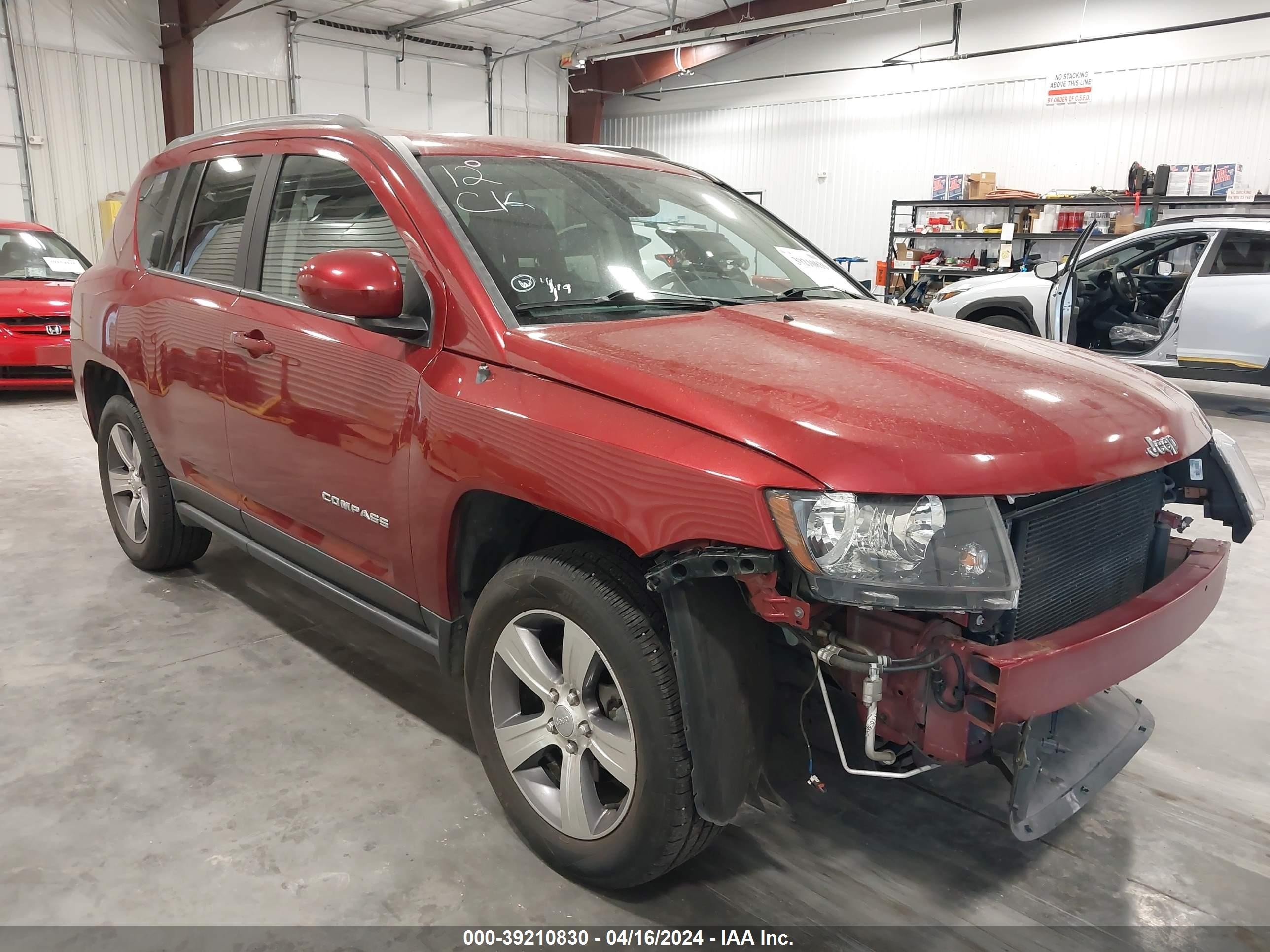 JEEP COMPASS 2016 1c4njdeb3gd764612