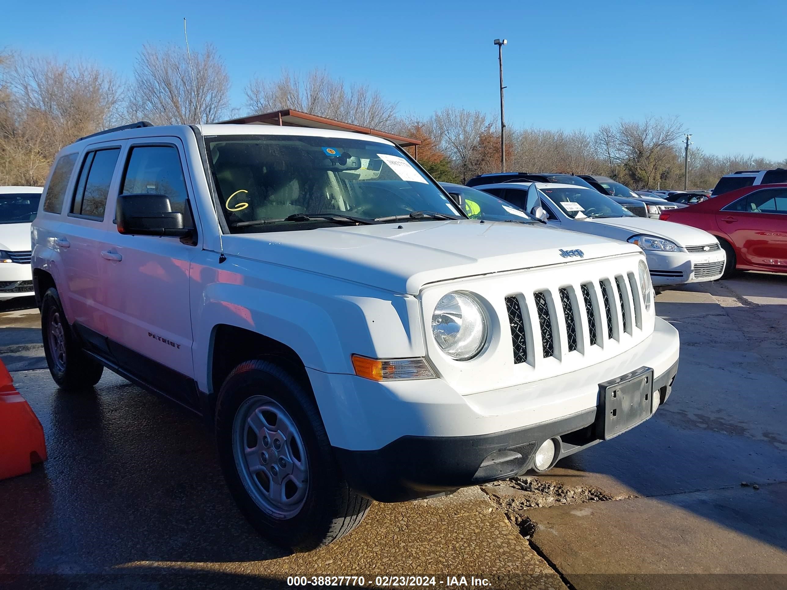 JEEP PATRIOT 2016 1c4njpba3gd559711