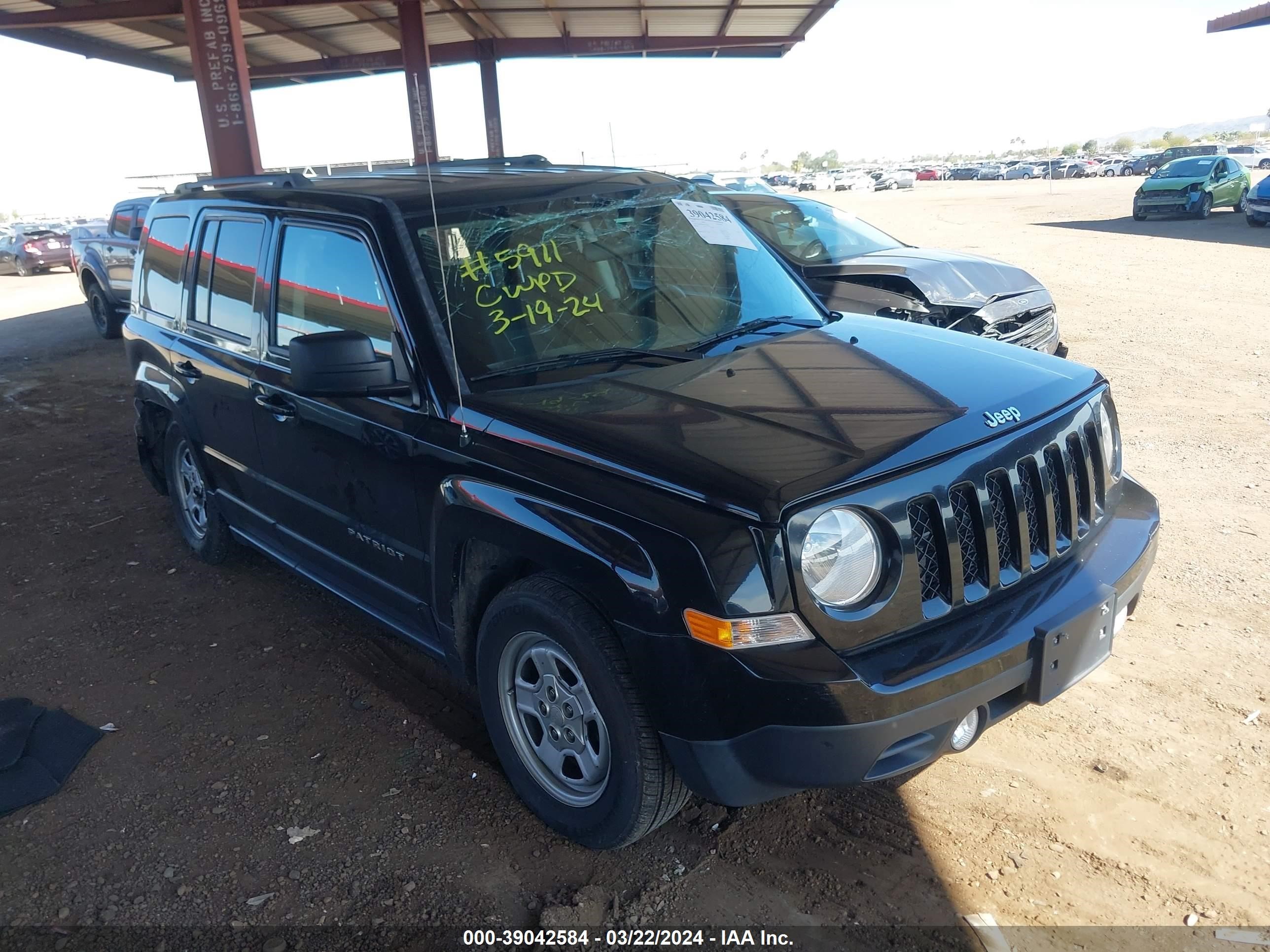 JEEP LIBERTY (PATRIOT) 2015 1c4njpba4fd413509