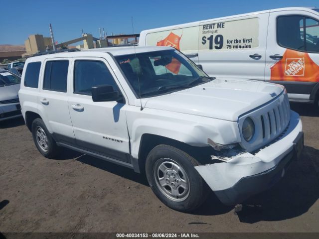 JEEP PATRIOT 2016 1c4njpba8gd528194