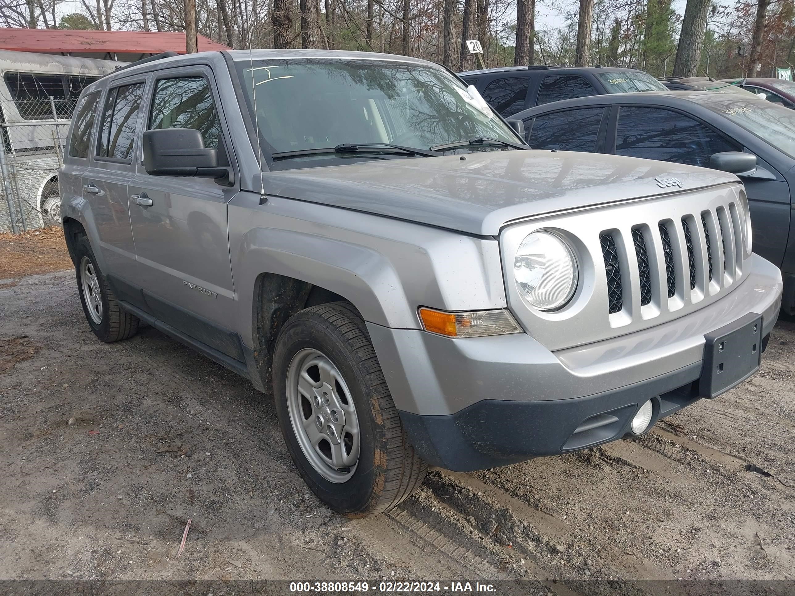 JEEP LIBERTY (PATRIOT) 2016 1c4njpba8gd735474