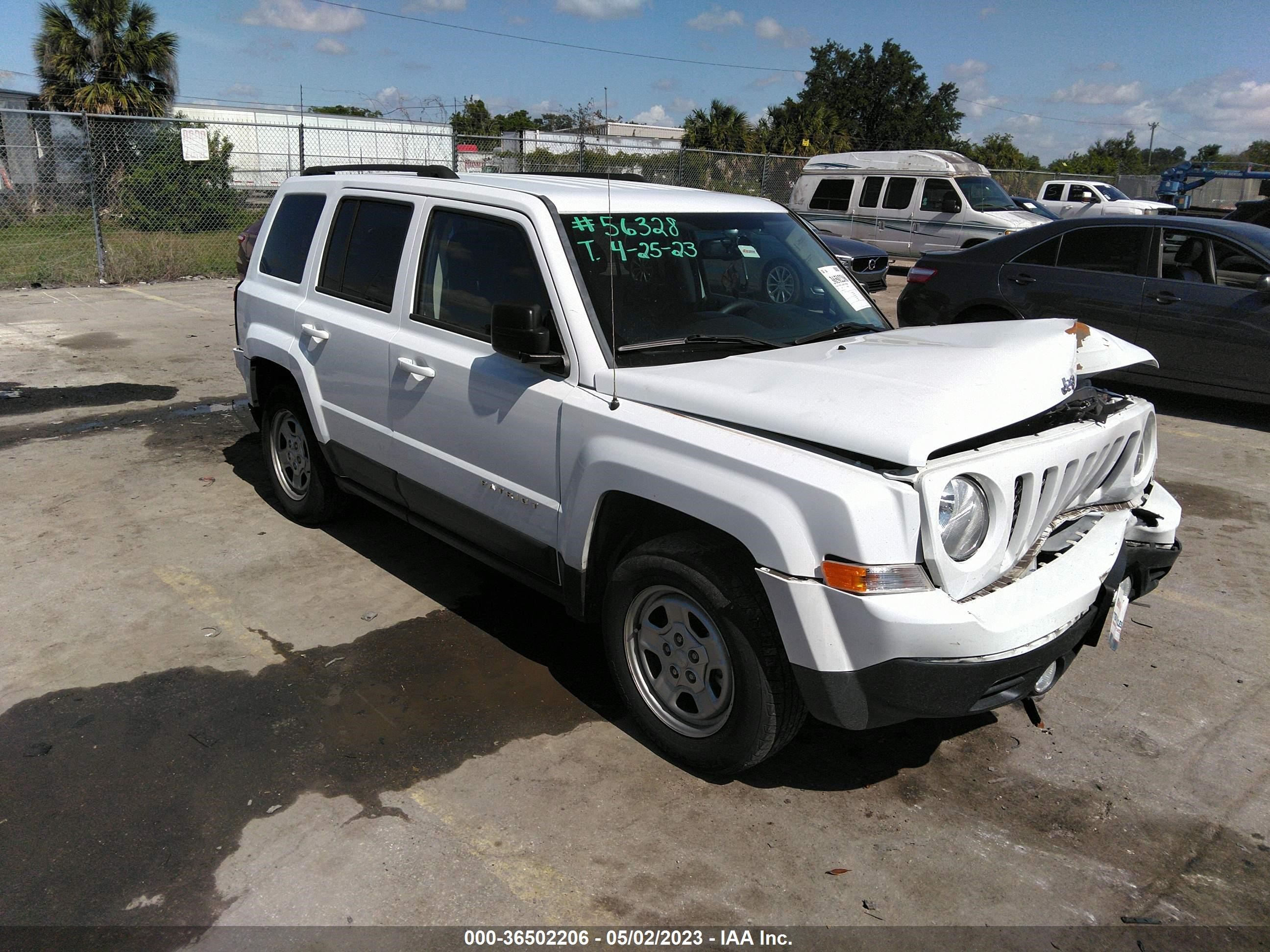 JEEP LIBERTY (PATRIOT) 2016 1c4njpba9gd553332