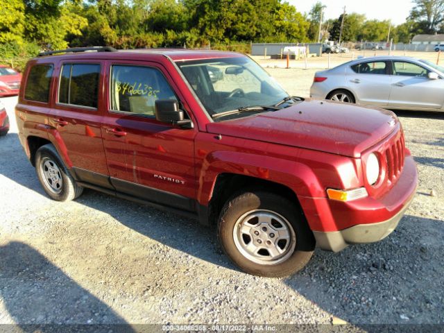 JEEP PATRIOT 2012 1c4njpbaxcd590822