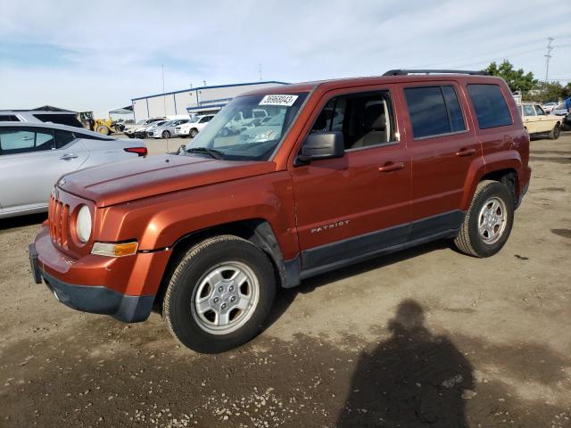 JEEP PATRIOT SP 2012 1c4njpbaxcd678513