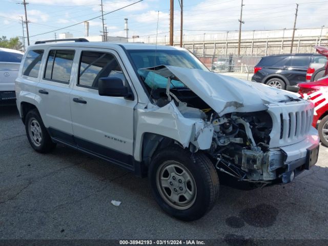 JEEP PATRIOT 2016 1c4njpbb5gd783491