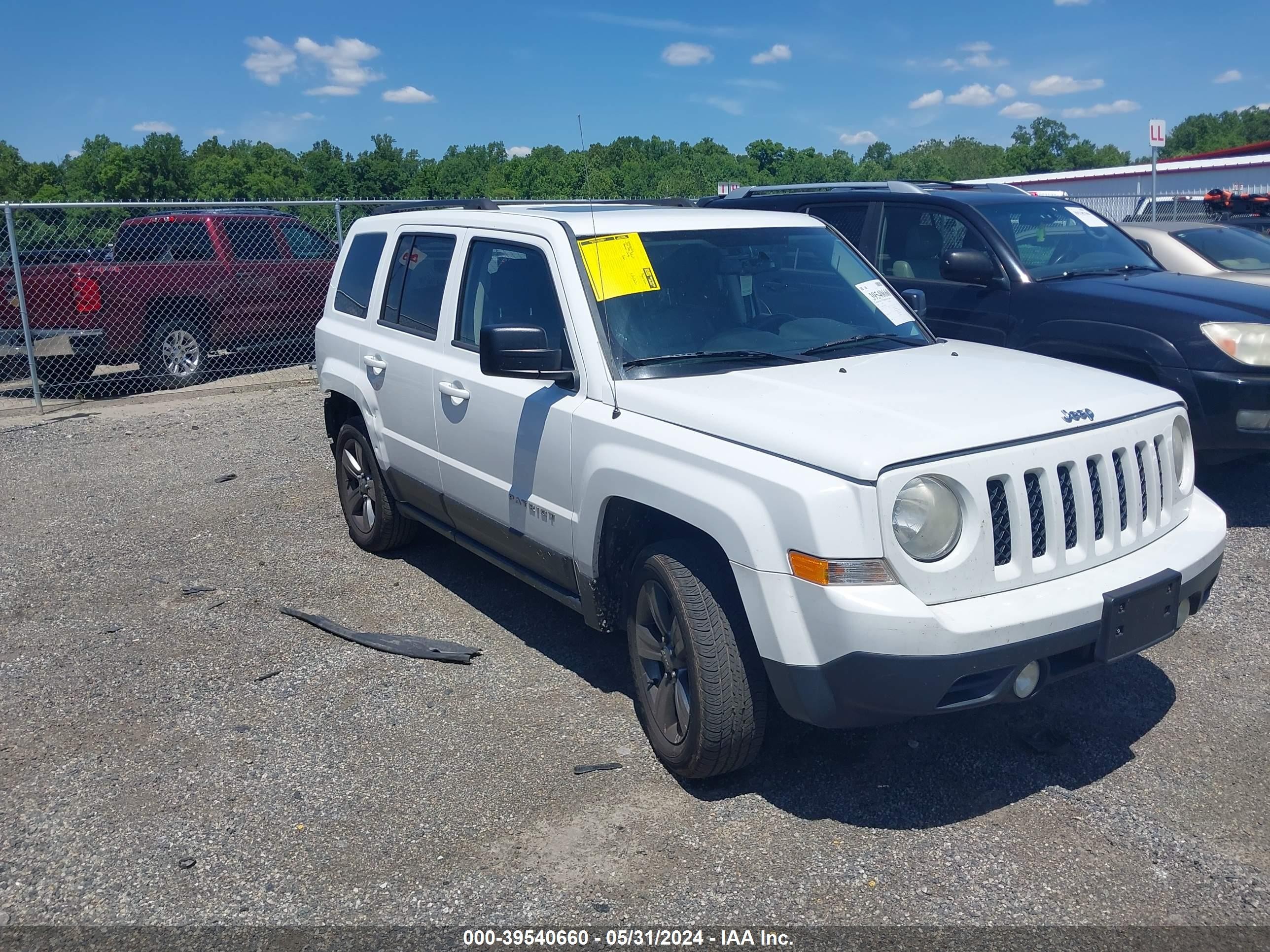 JEEP LIBERTY (PATRIOT) 2014 1c4njpfa9ed758320