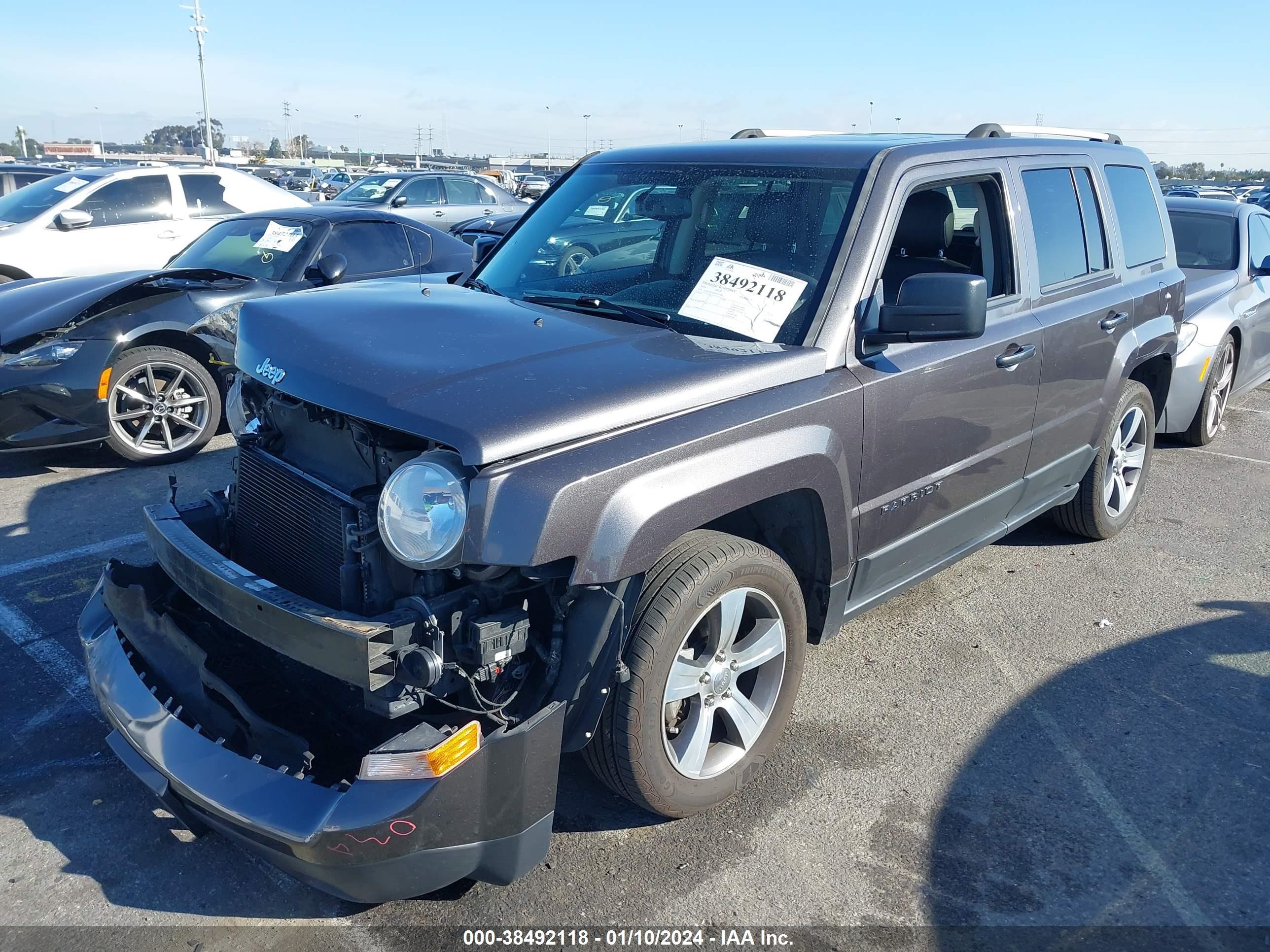 JEEP LIBERTY (PATRIOT) 2016 1c4njpfaxgd731906