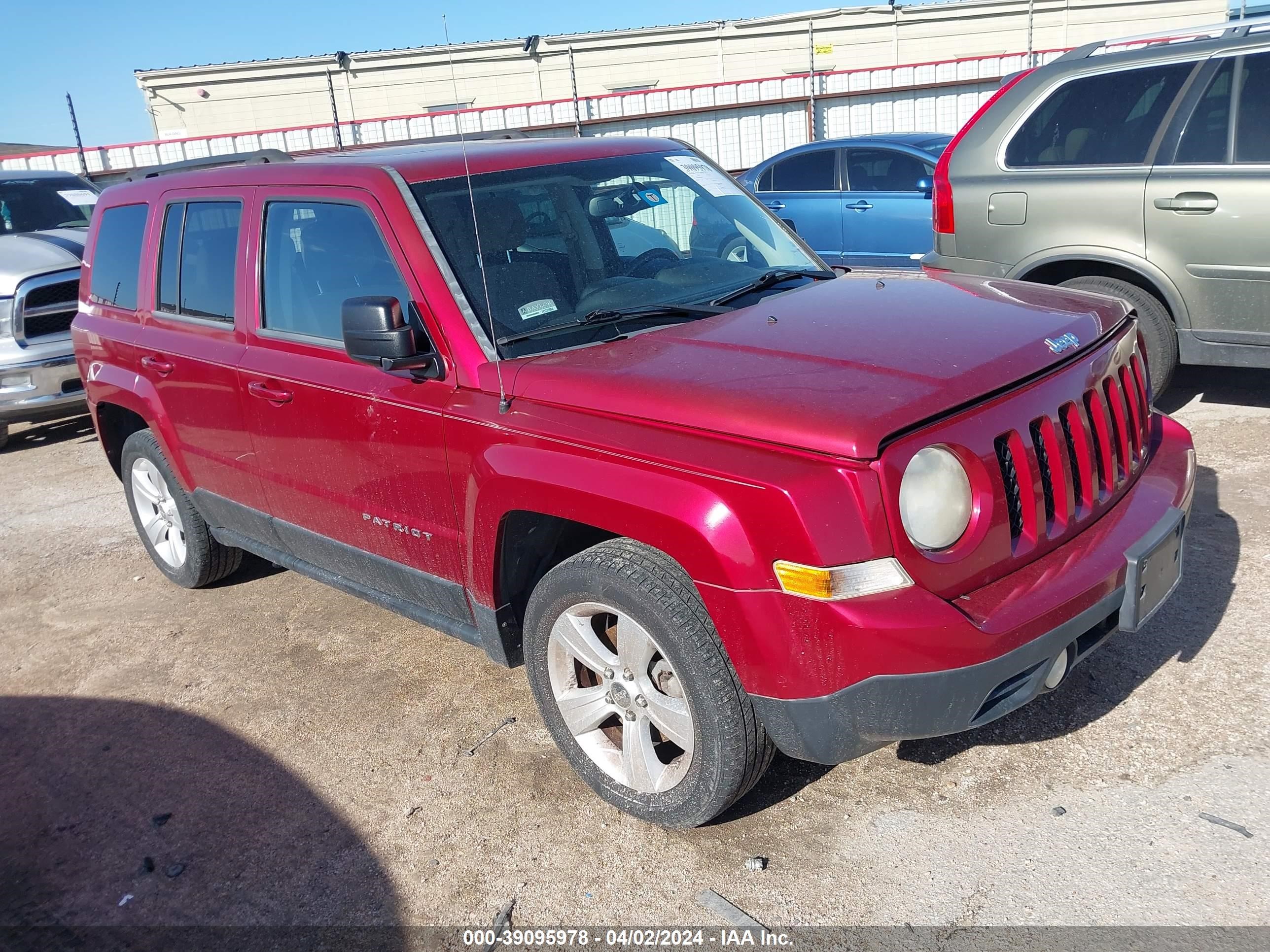 JEEP LIBERTY (PATRIOT) 2012 1c4njpfb4cd684231