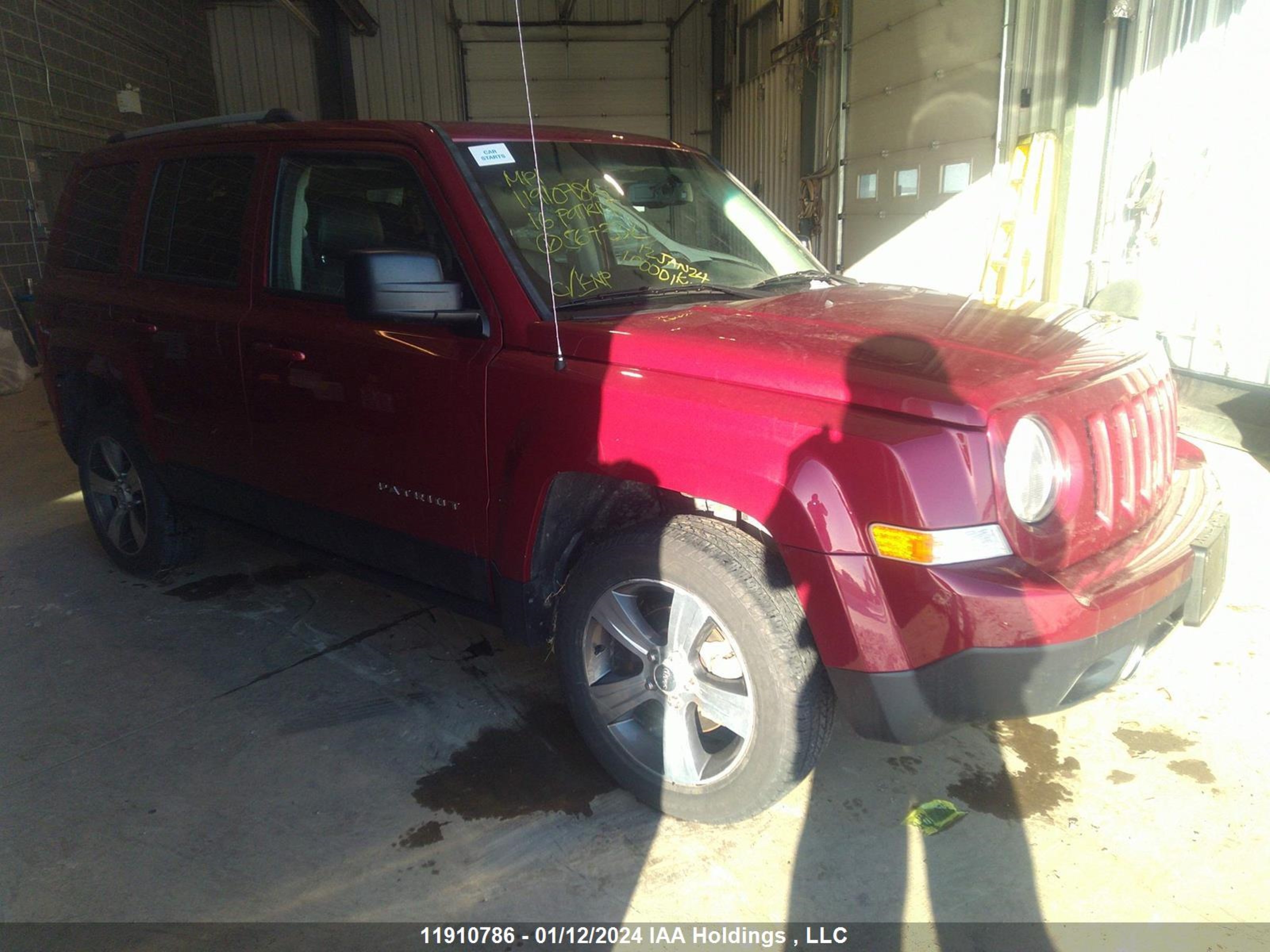 JEEP LIBERTY (PATRIOT) 2016 1c4njrab5gd567332