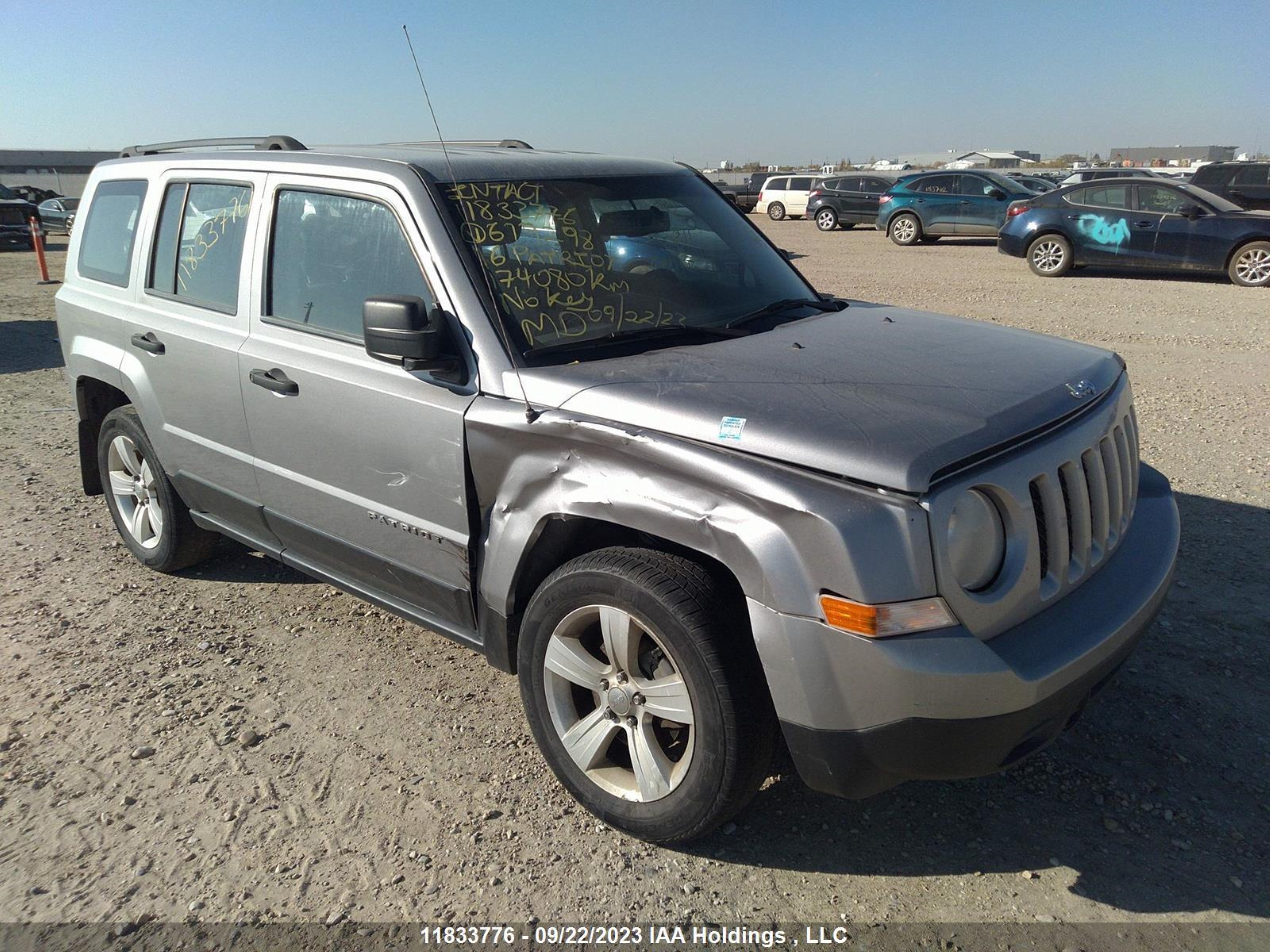 JEEP LIBERTY (PATRIOT) 2016 1c4njrab7gd619298