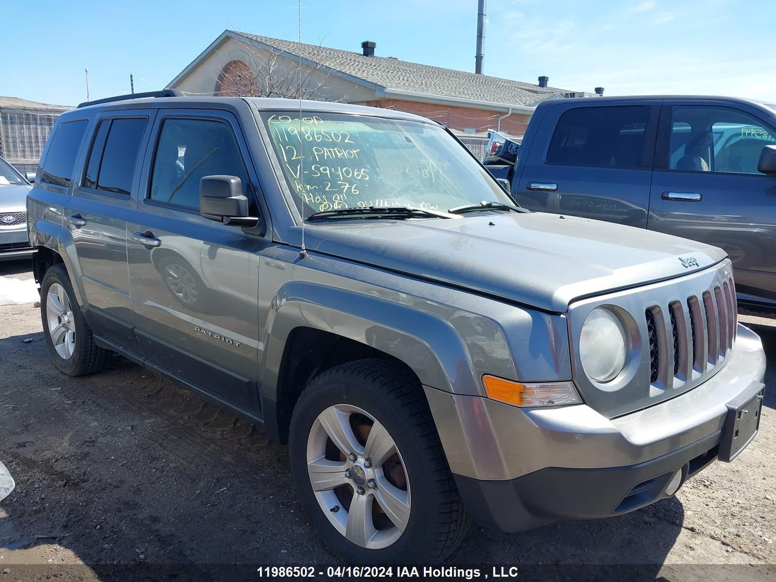 JEEP LIBERTY (PATRIOT) 2012 1c4njrab8cd594065