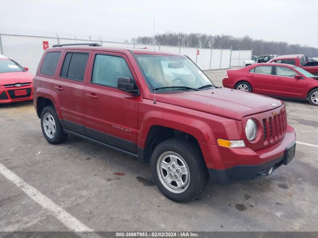 JEEP PATRIOT 2016 1c4njrbb2gd691749