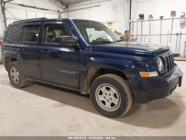 JEEP PATRIOT 2016 1c4njrbb7gd549901