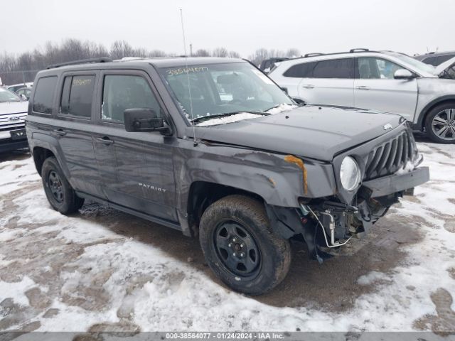 JEEP PATRIOT 2016 1c4njrbbxgd596355