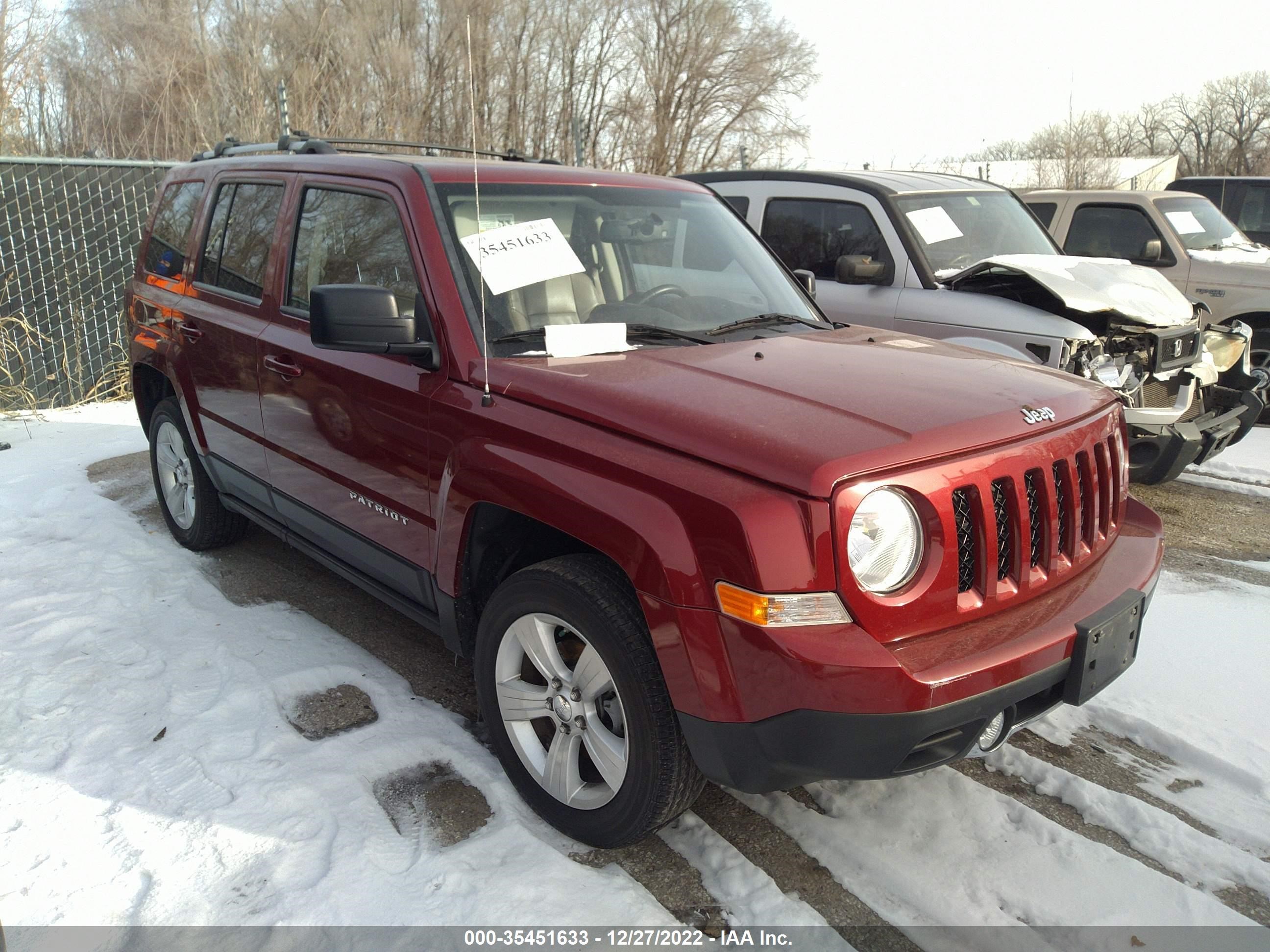 JEEP LIBERTY (PATRIOT) 2012 1c4njrcb4cd659359