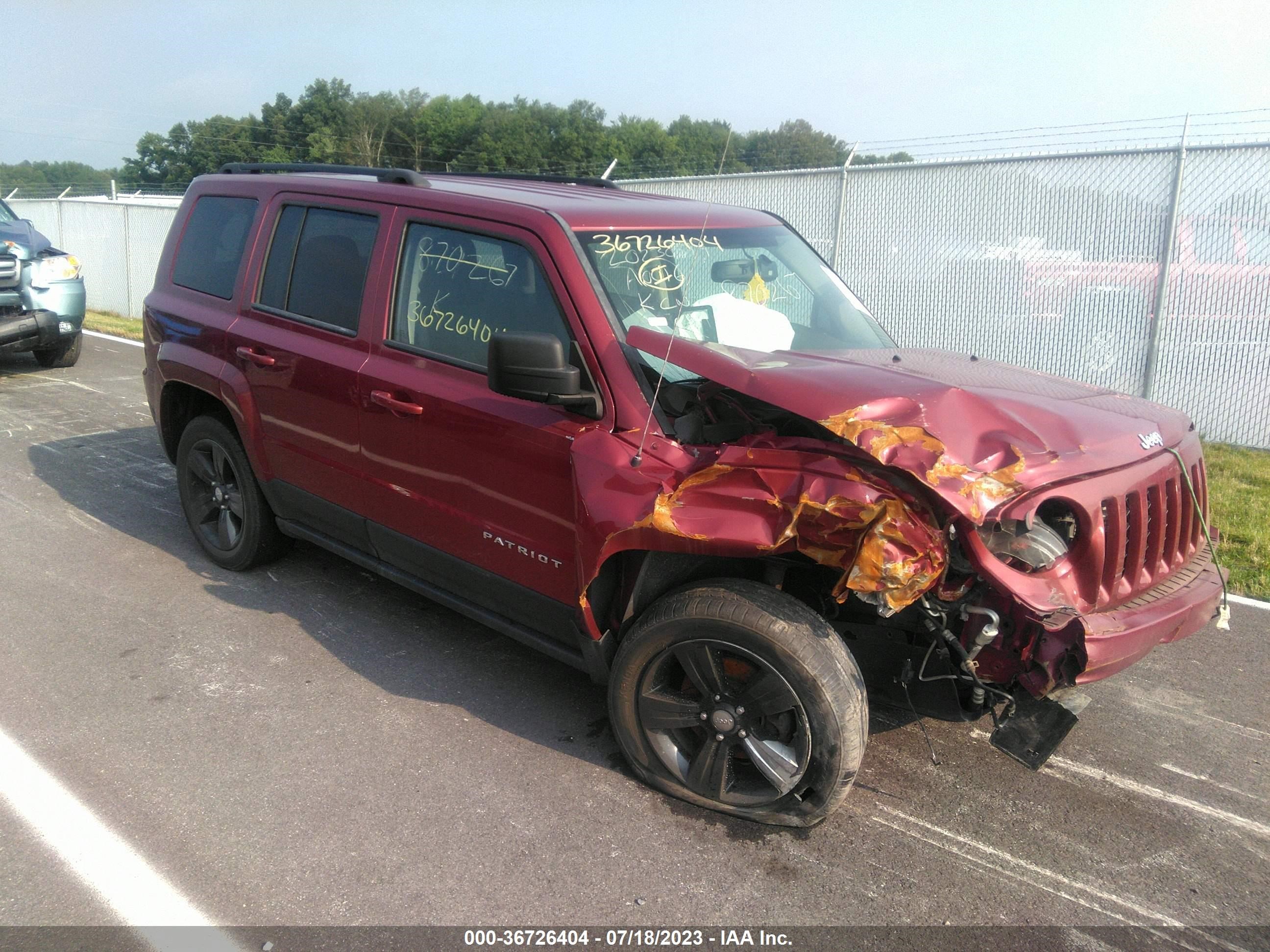 JEEP LIBERTY (PATRIOT) 2014 1c4njrfb4ed870267