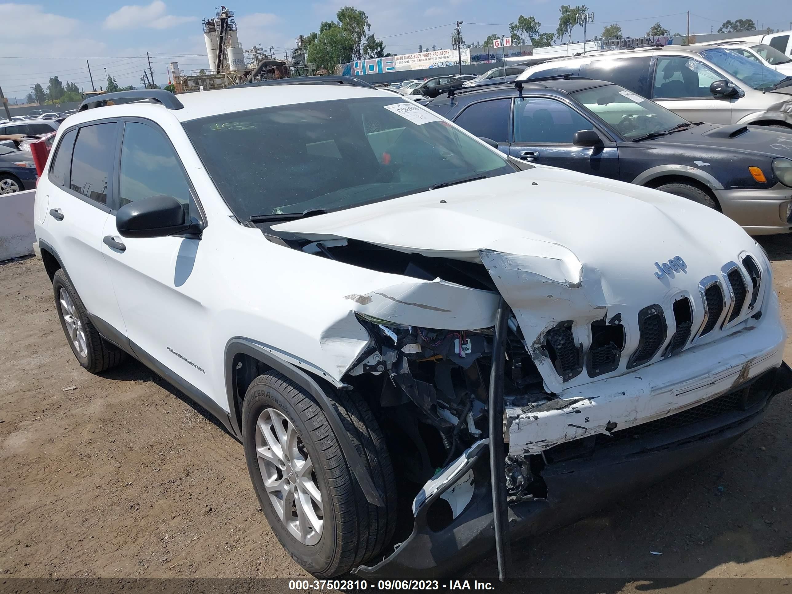 JEEP CHEROKEE 2016 1c4pjlab1gw190170