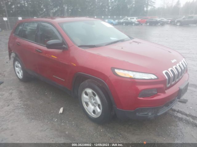 JEEP CHEROKEE 2016 1c4pjlab1gw371205