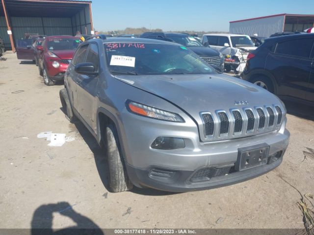 JEEP CHEROKEE 2016 1c4pjlab2gw179596