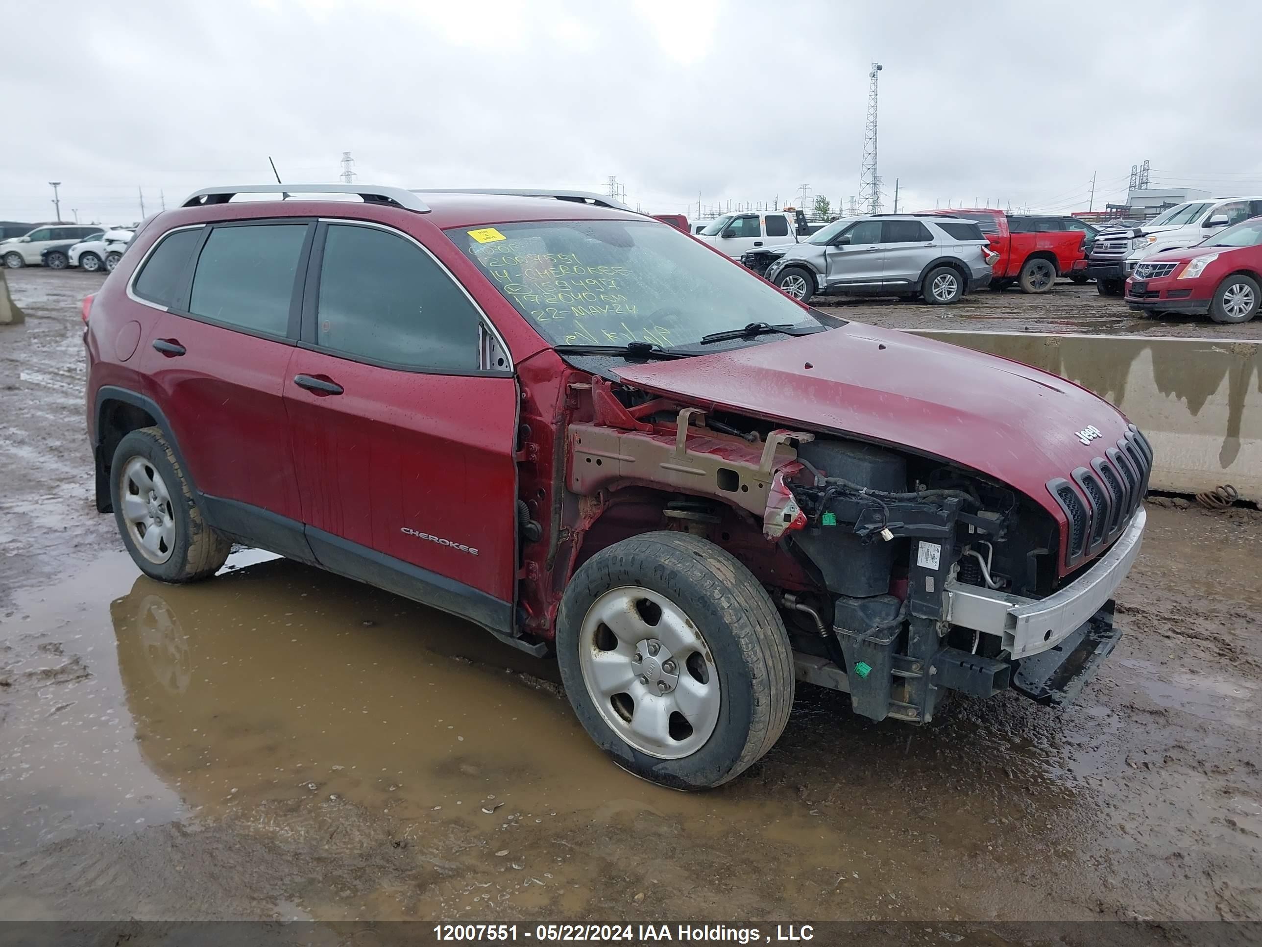 JEEP CHEROKEE 2014 1c4pjlab3ew159497