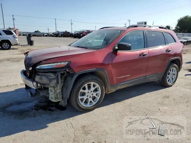 JEEP CHEROKEE 2016 1c4pjlab6gw272914