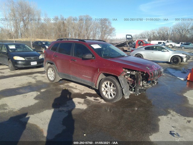 JEEP CHEROKEE 2016 1c4pjlab8gw274406