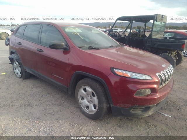 JEEP CHEROKEE 2016 1c4pjlabxgw212344