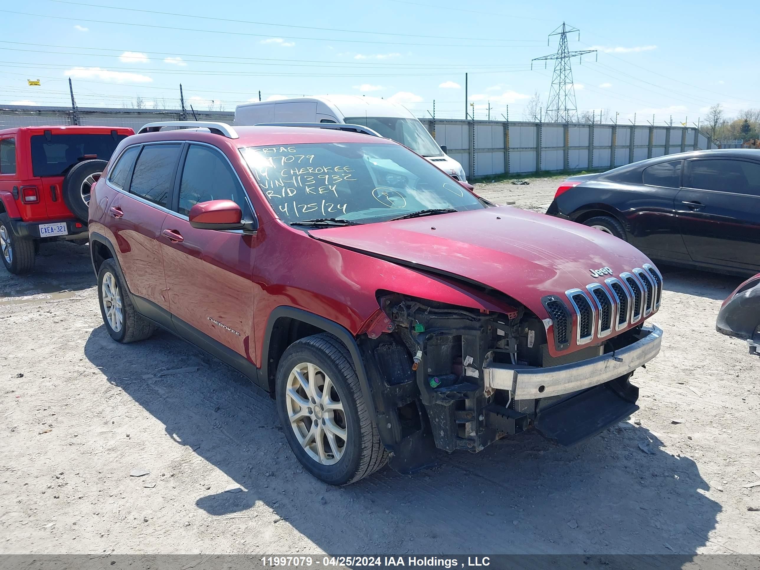 JEEP CHEROKEE 2014 1c4pjlcb0ew113932