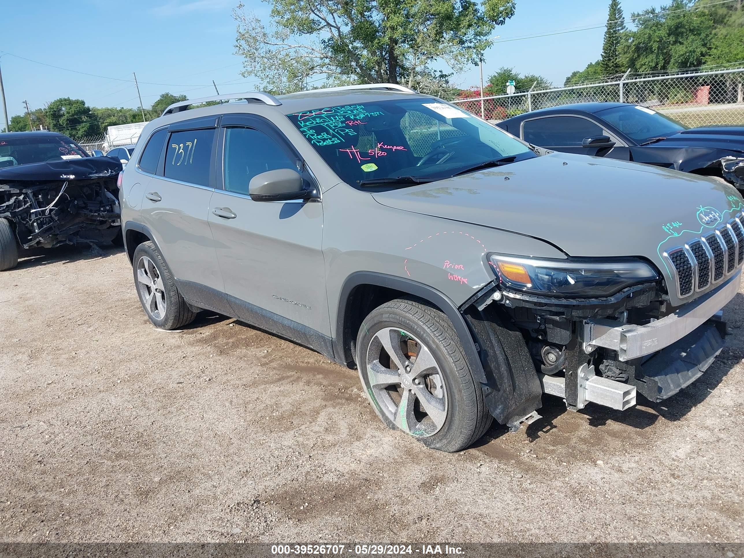 JEEP CHEROKEE 2018 1c4pjldb5kd366251