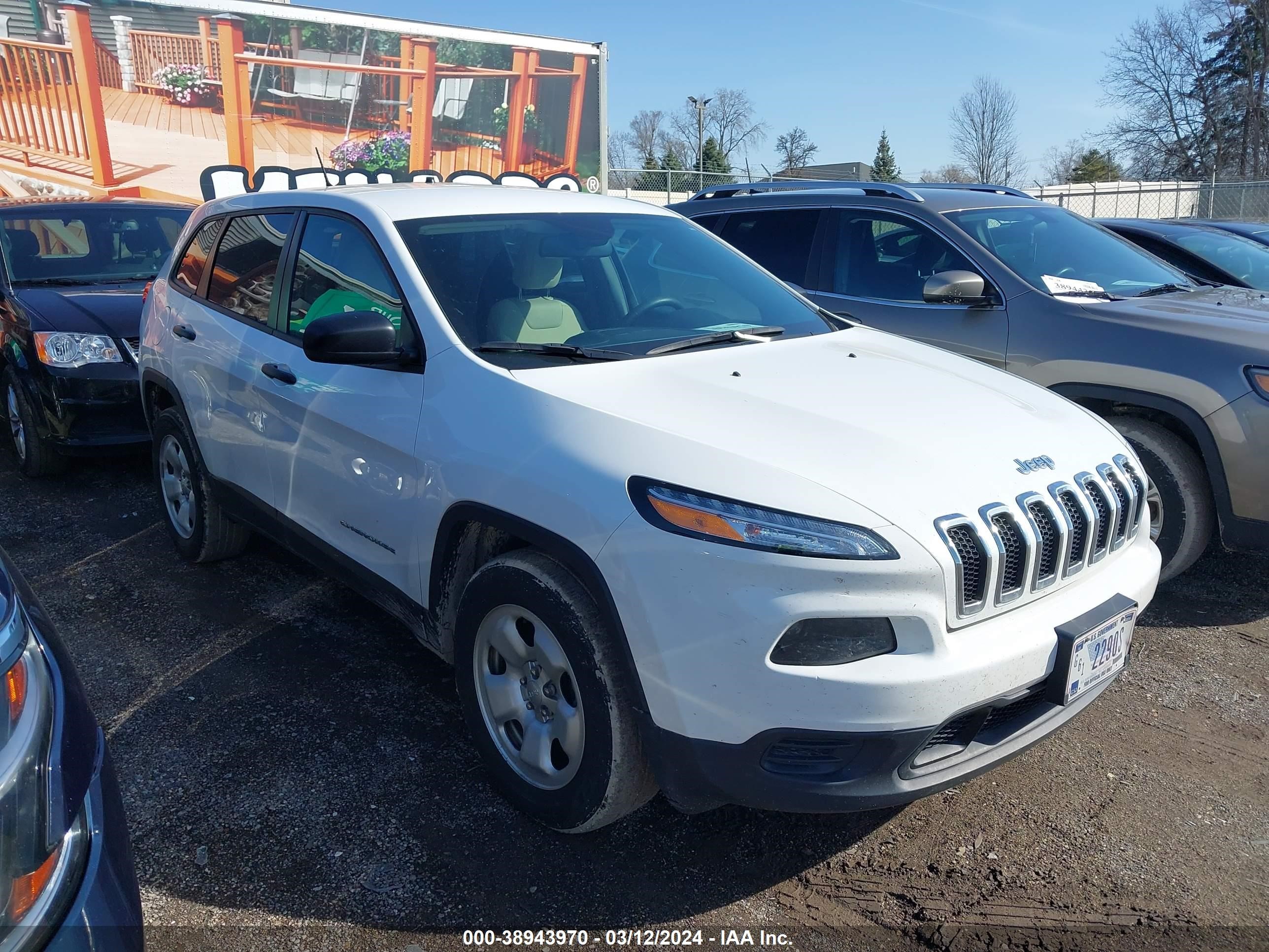 JEEP CHEROKEE 2016 1c4pjmab1gw353731