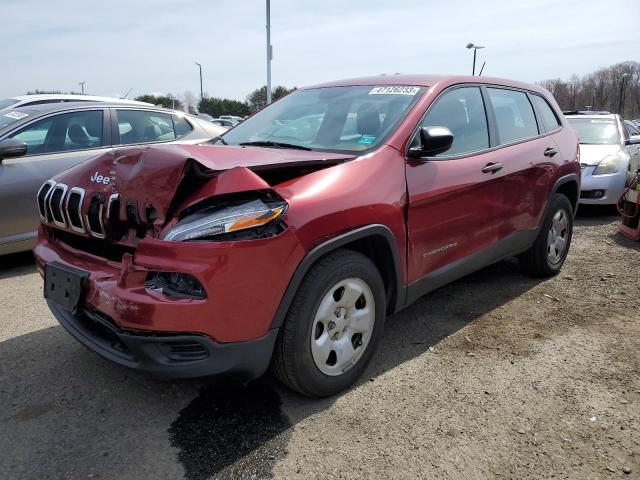 JEEP CHEROKEE S 2016 1c4pjmab6gw215375