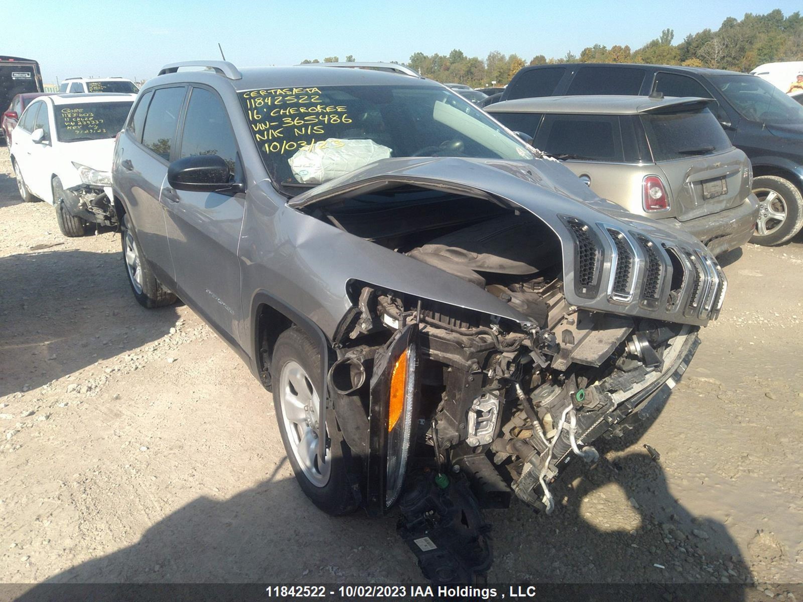 JEEP CHEROKEE 2016 1c4pjmas8gw365486